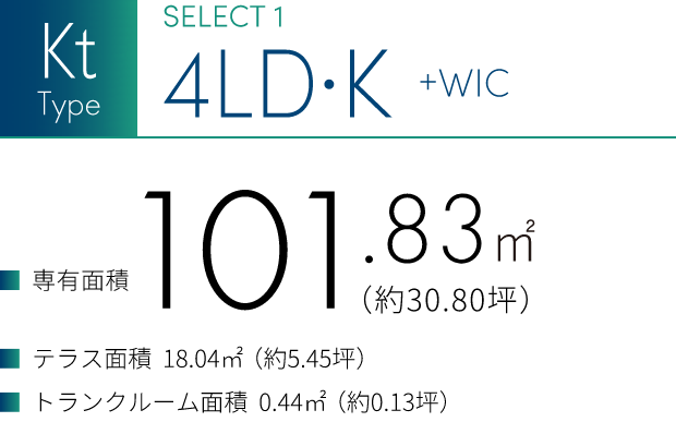 KtType 4LD・K +WIC